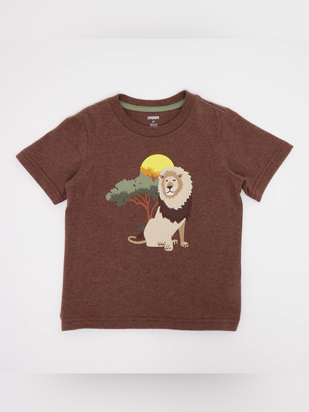 Gymboree Brown Lion Graphic Tee - Size: 12-18mo.